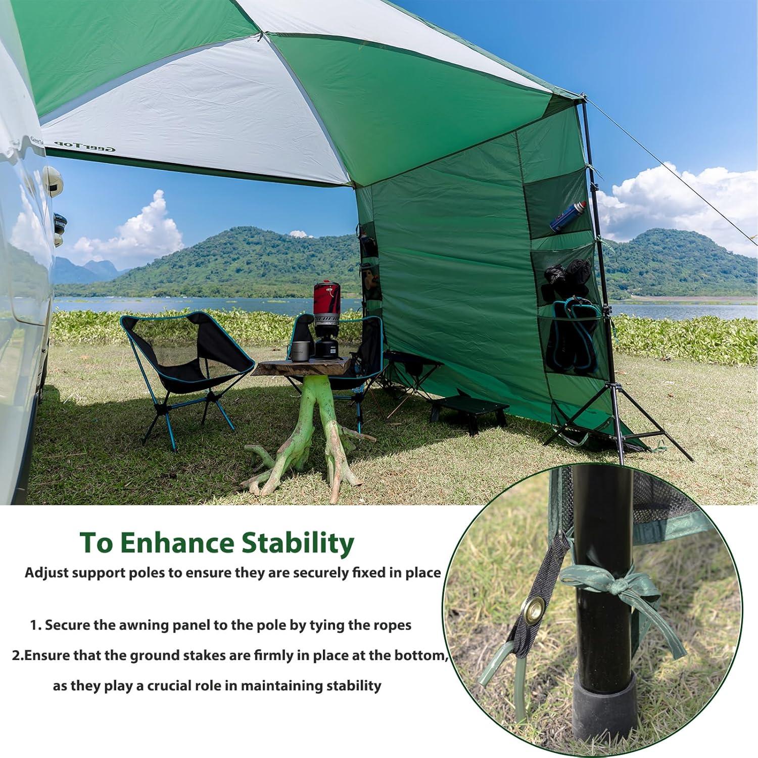 GEERTOP Car Awning Canopy For Family Camping - GeerTop Outdoor