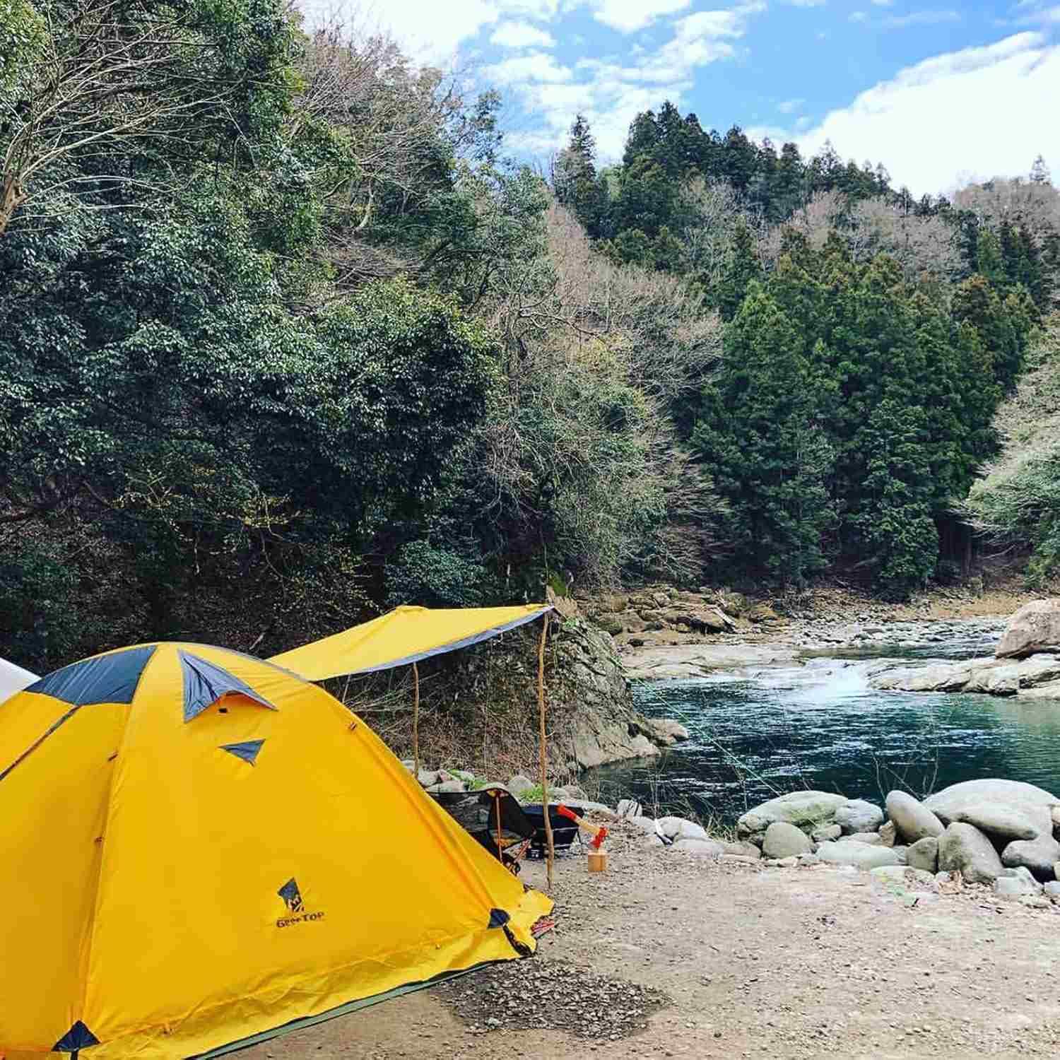 GEERTOP Topload4 4 Person 4 Season Waterproof Camping Tent - Green - GeerTop Outdoor