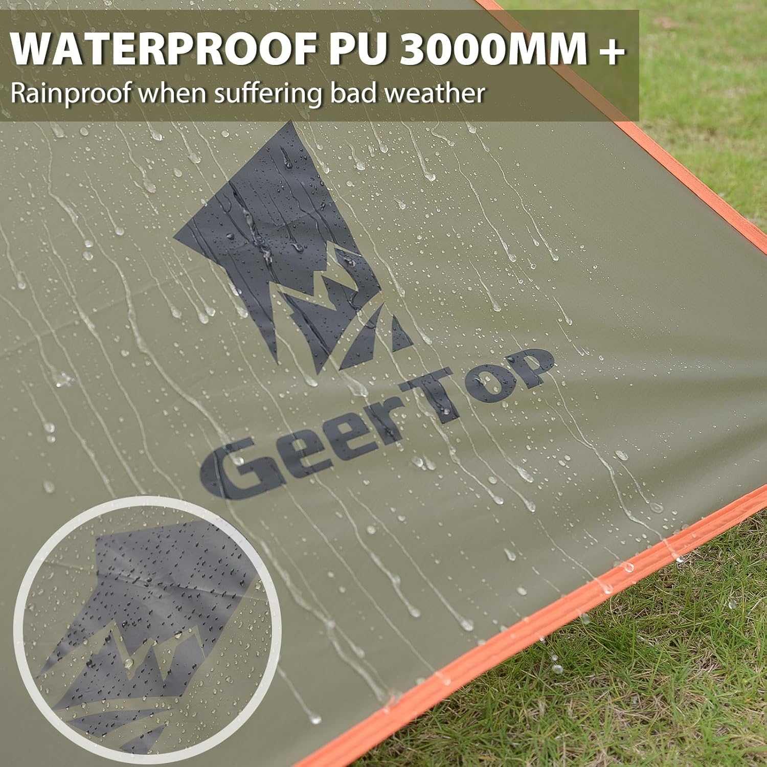 GEERTOP Portable Car Camping Tarp Side Awning - GeerTop Outdoor