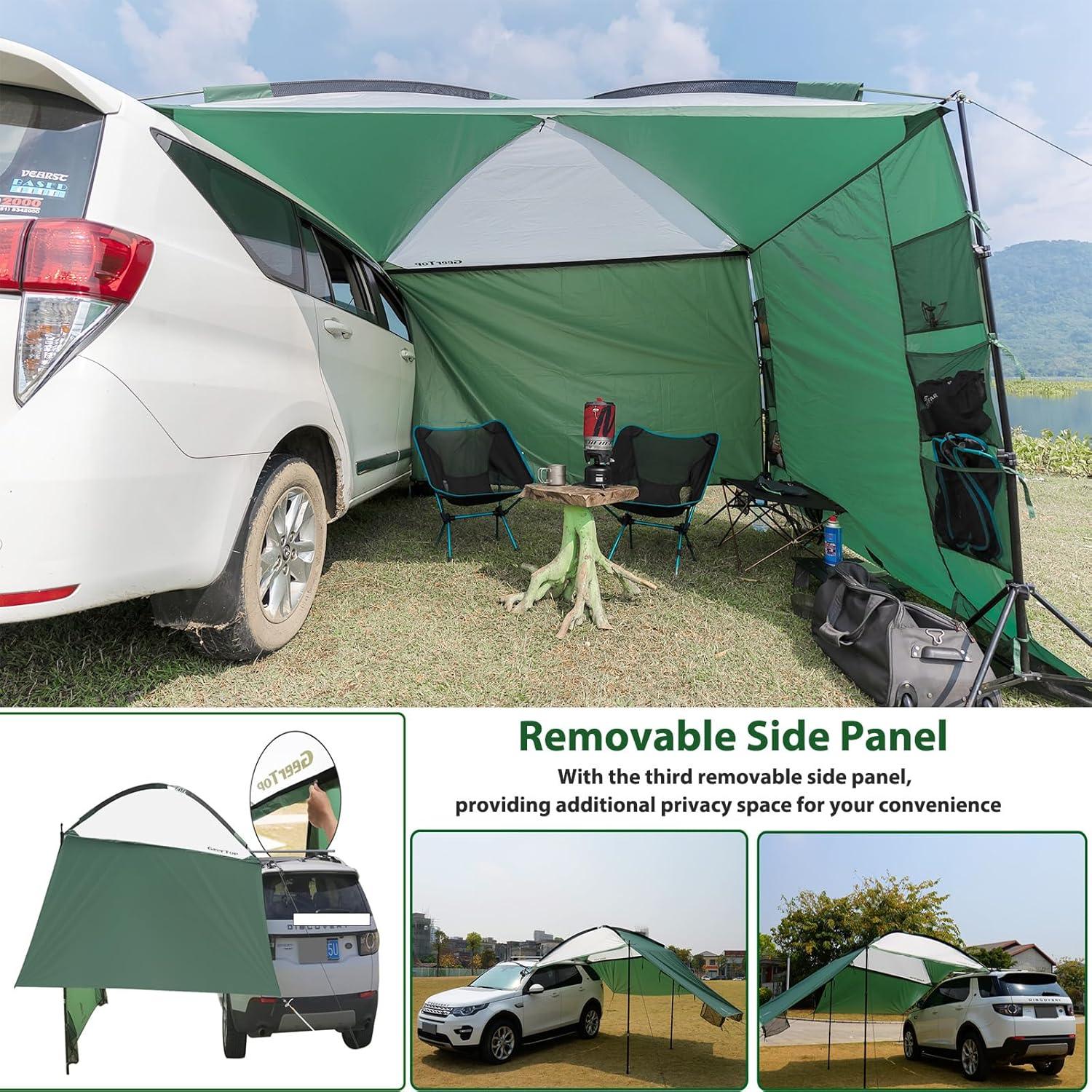 GEERTOP Car Awning Canopy For Family Camping - GeerTop Outdoor
