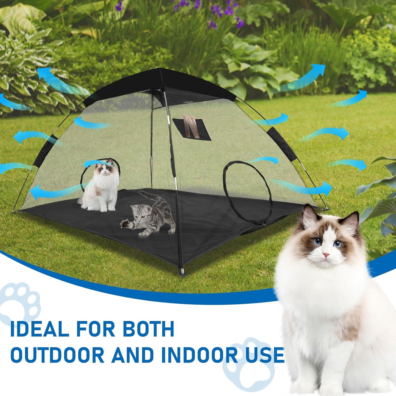 GEERTOP Portable Outdoor Mesh Cat/Dog Tent - GeerTop Outdoor