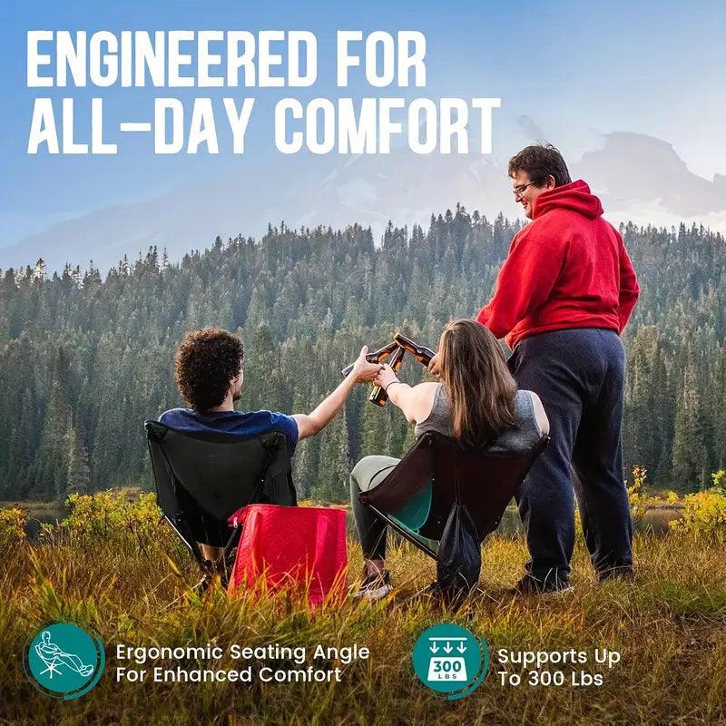 GeerTop Rotating Camp Chair - 300lb Capacity - GeerTop Outdoor