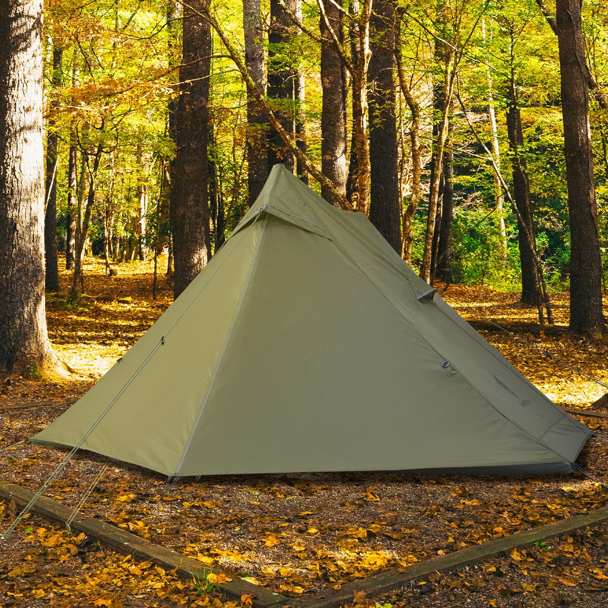 light tent for backpacking GEERTOP Ultralight 2 Person Trekking Pole Tent