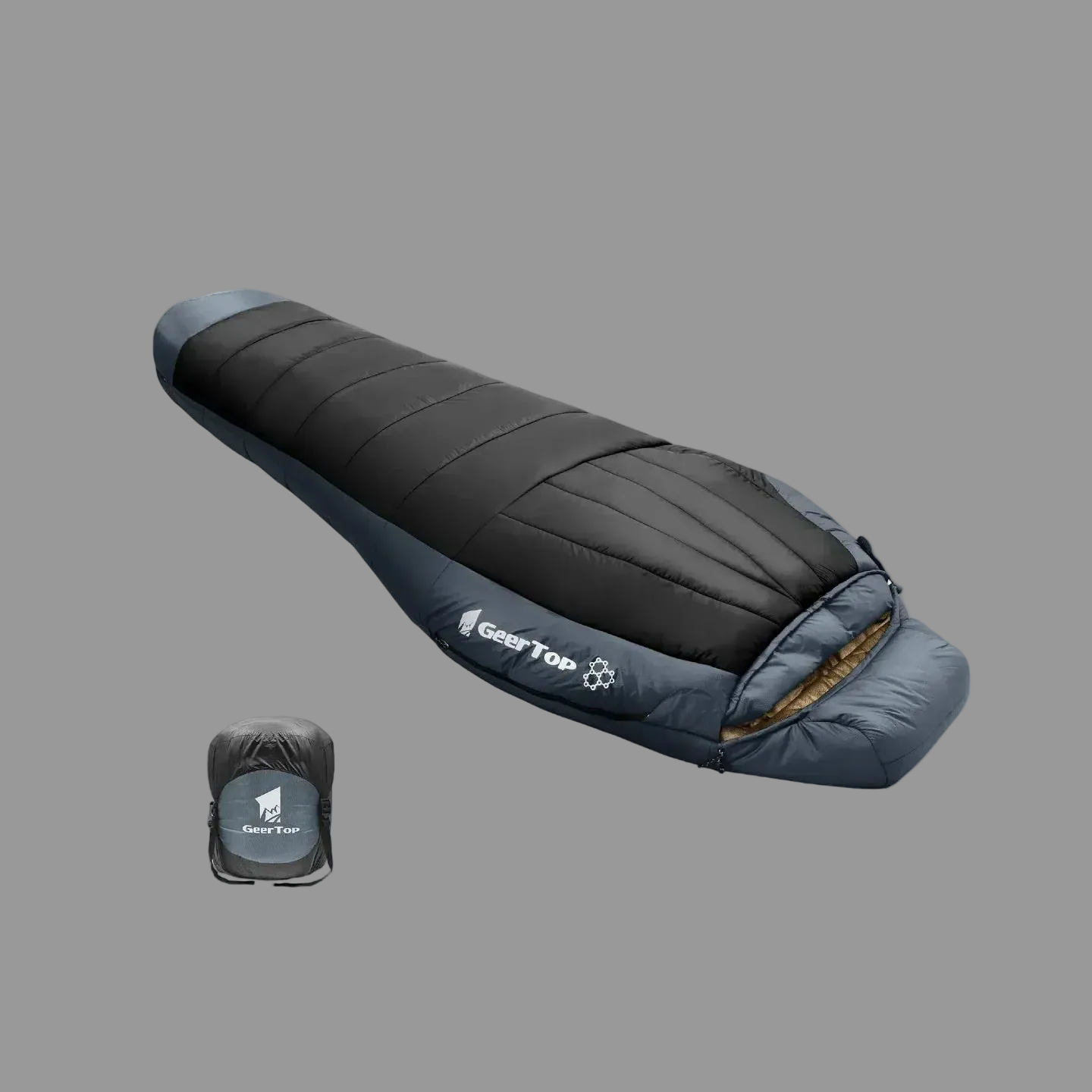 Graphene-Lined Portable Mummy Sleeping Bag