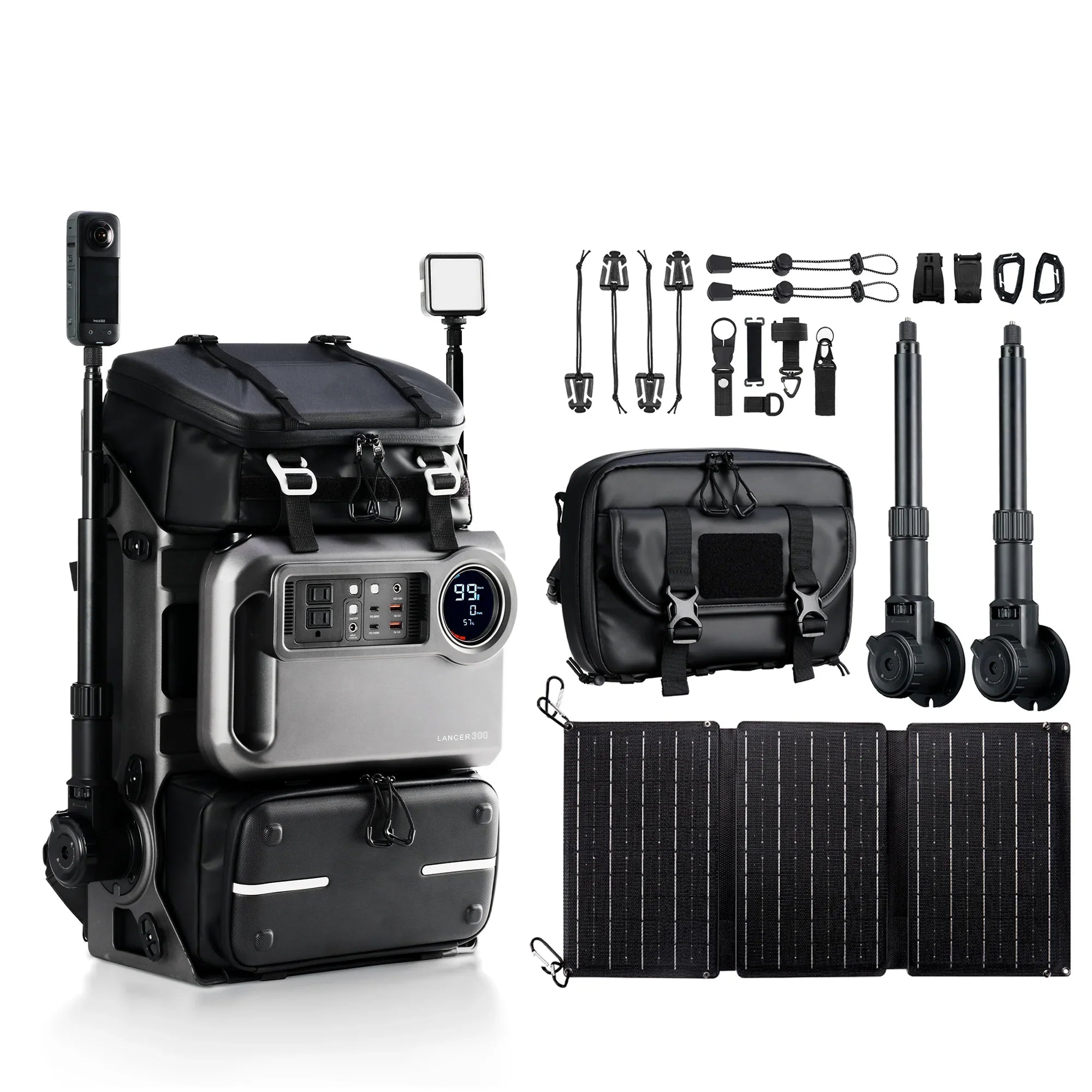 Modular Outdoor Backpack with Power and Magic Arm