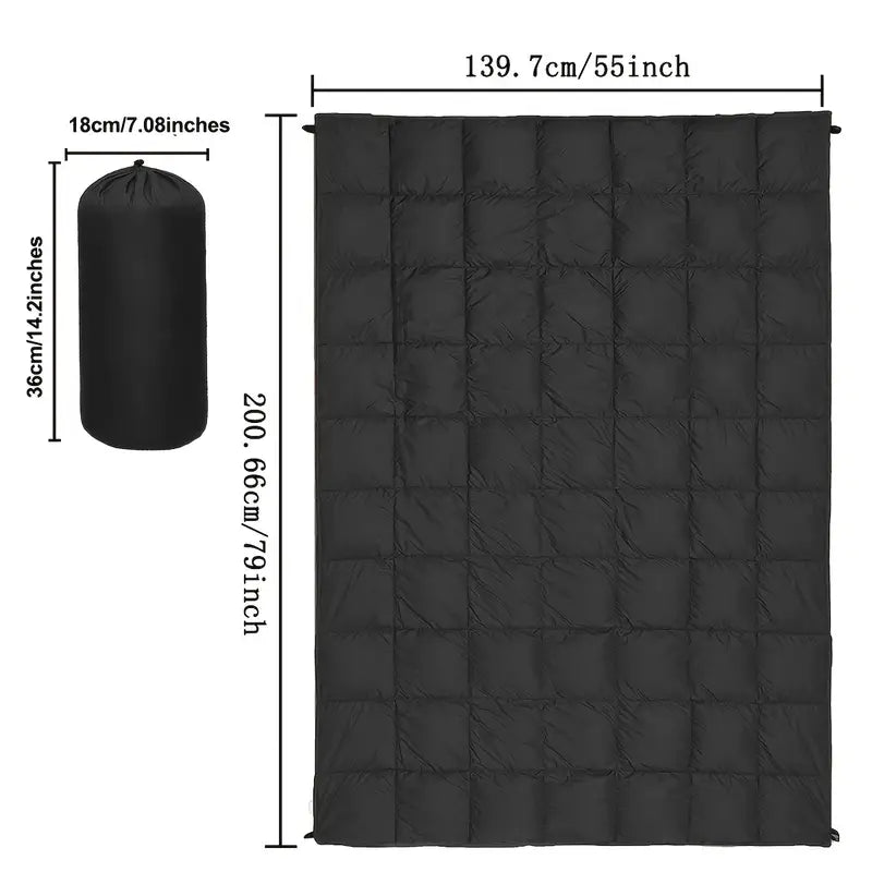 GeerTop All-Season Waffle Camping Blanket