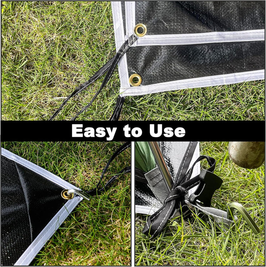 GEERTOP Water-Resistant PE Tent Footprint
