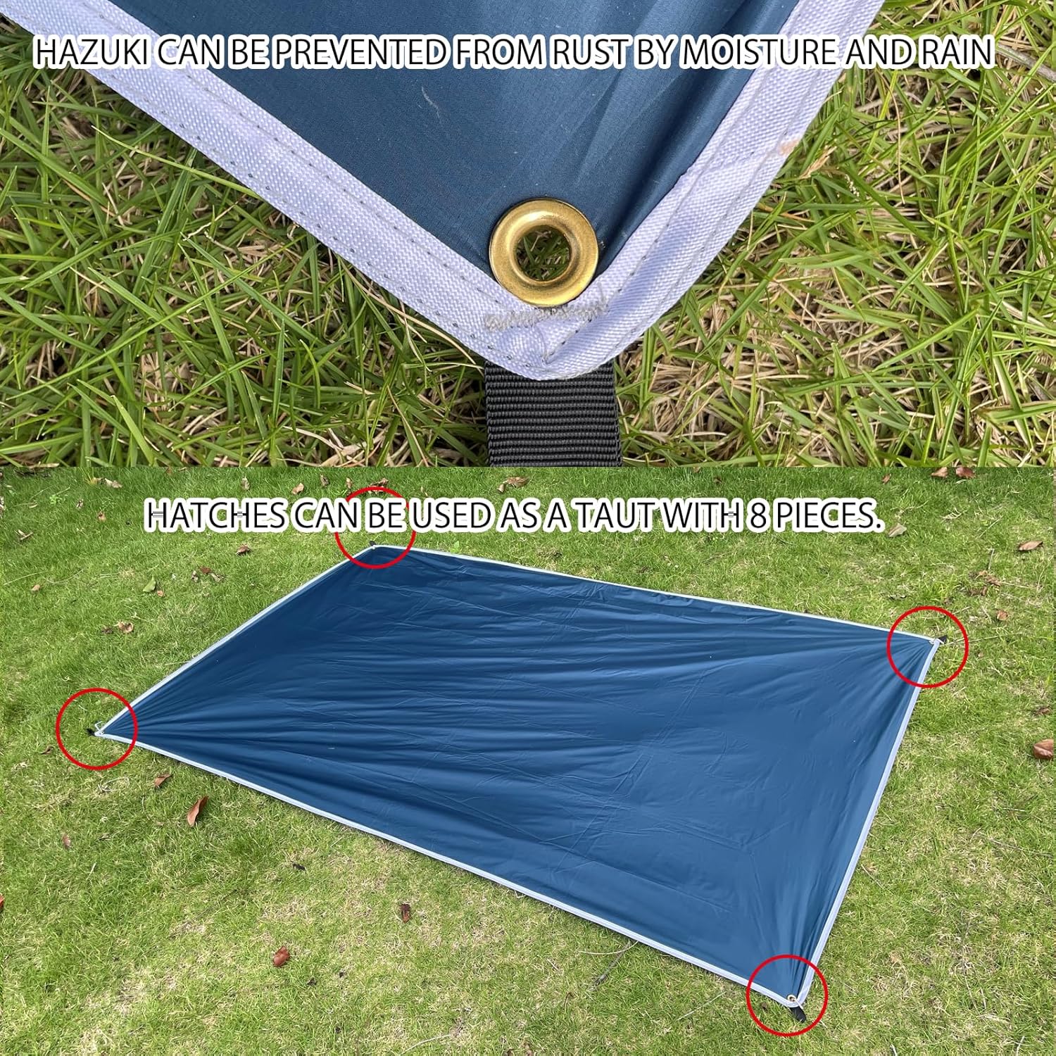 GEERTOP 20D Ultralight Waterproof 2-Person Protective Tarpaulin M/L/XL Size