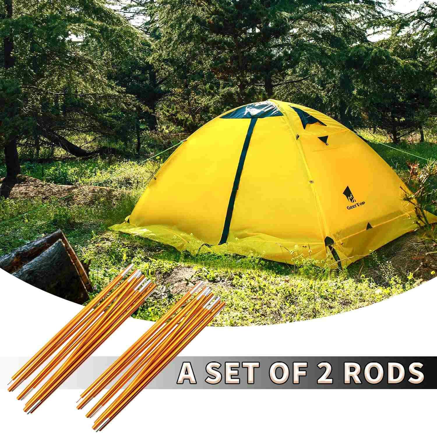 tent spares GEERTOP Toproad2 Portable Aluminum Replacement Tent Poles