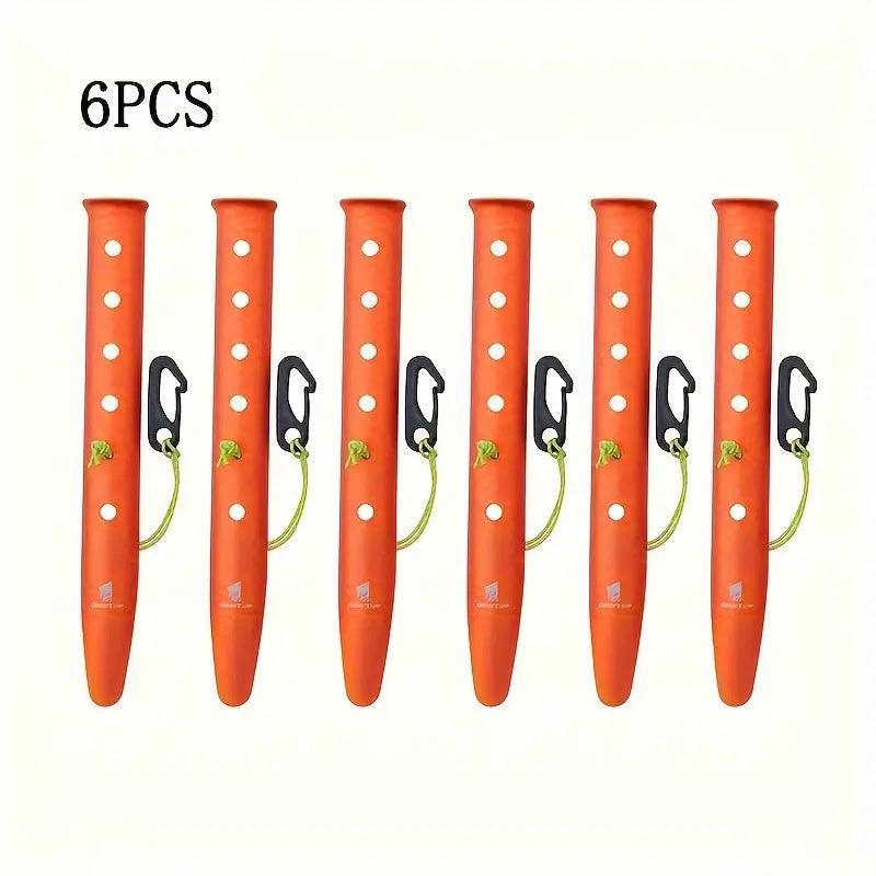 aluminum tent stakes GEERTOP 6pc Aluminum Tent Stakes