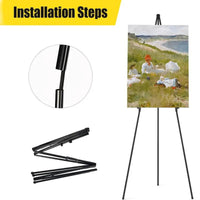 GEERTOP 63" Metal Adjustable Art Easel