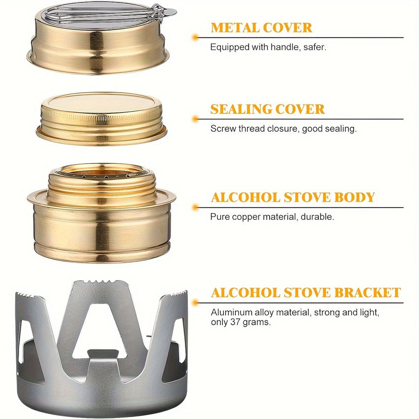 Geertop Ultralight Camping Alcohol Stove
