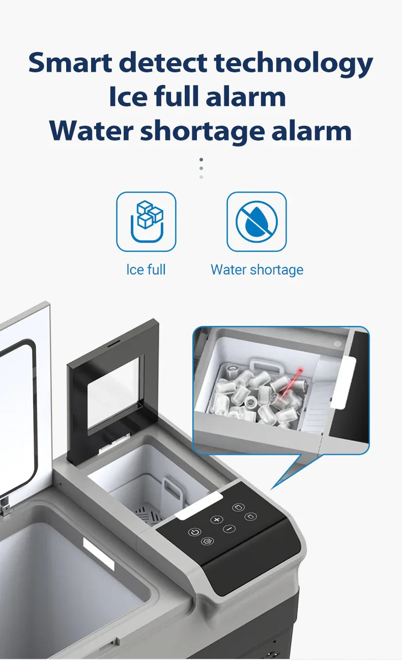 F1 Portable Outdoor Refrigerator/ Ice Maker With Wheel