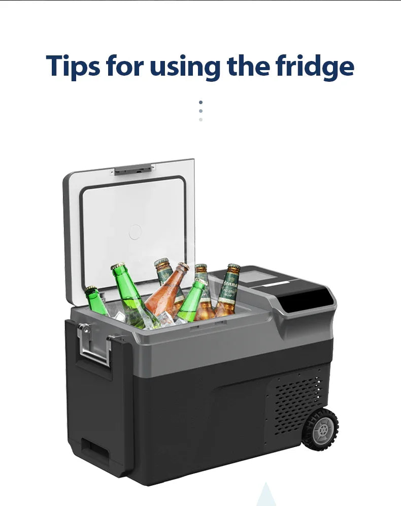 F1 Portable Outdoor Refrigerator/ Ice Maker With Wheel