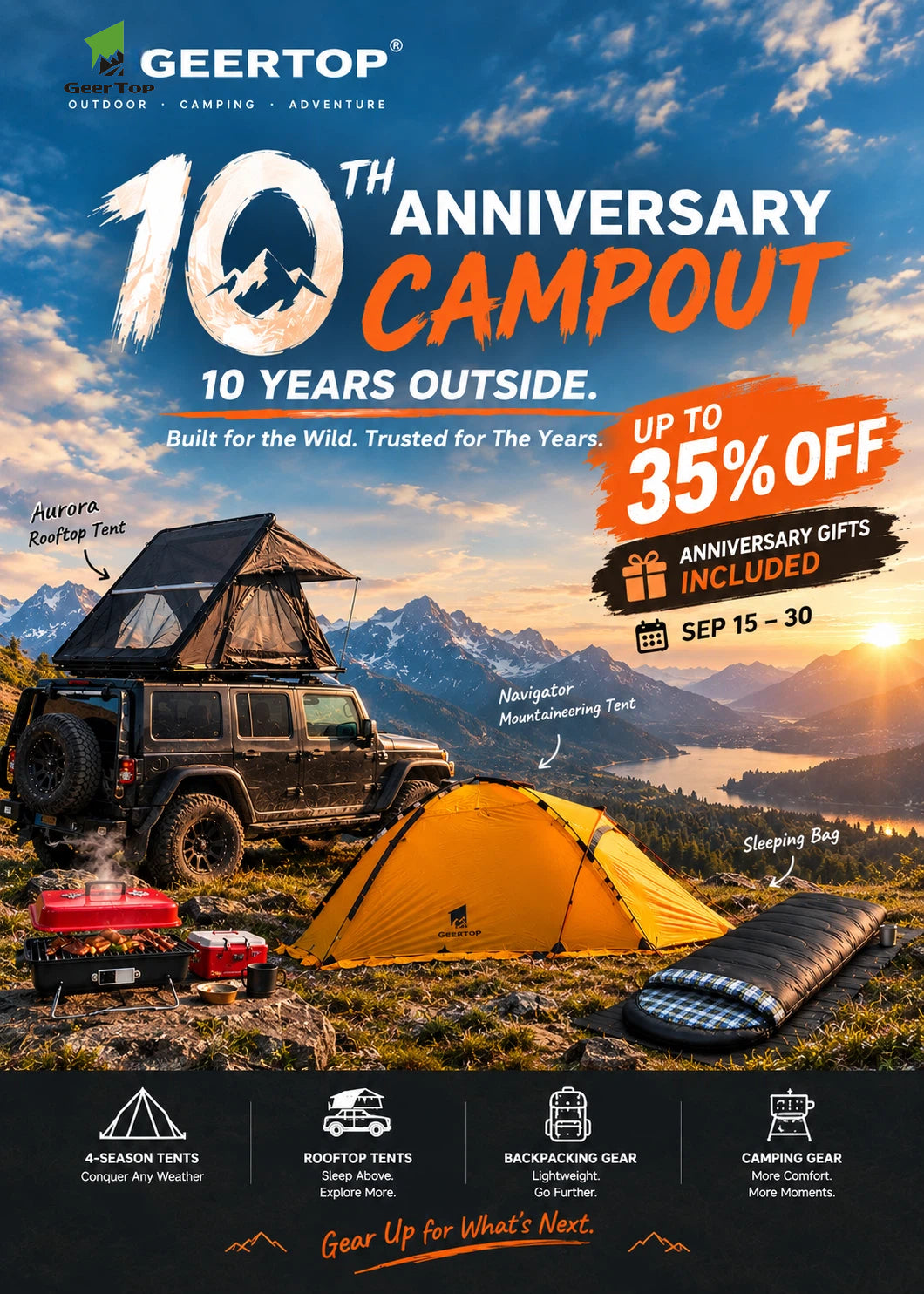 GeerTop Outdoor Gears: Stay Wild. Have Fun!