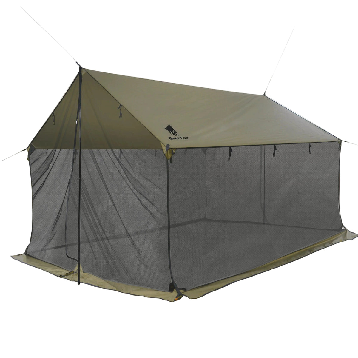GEERTOP Camping Tarp with Bug Net