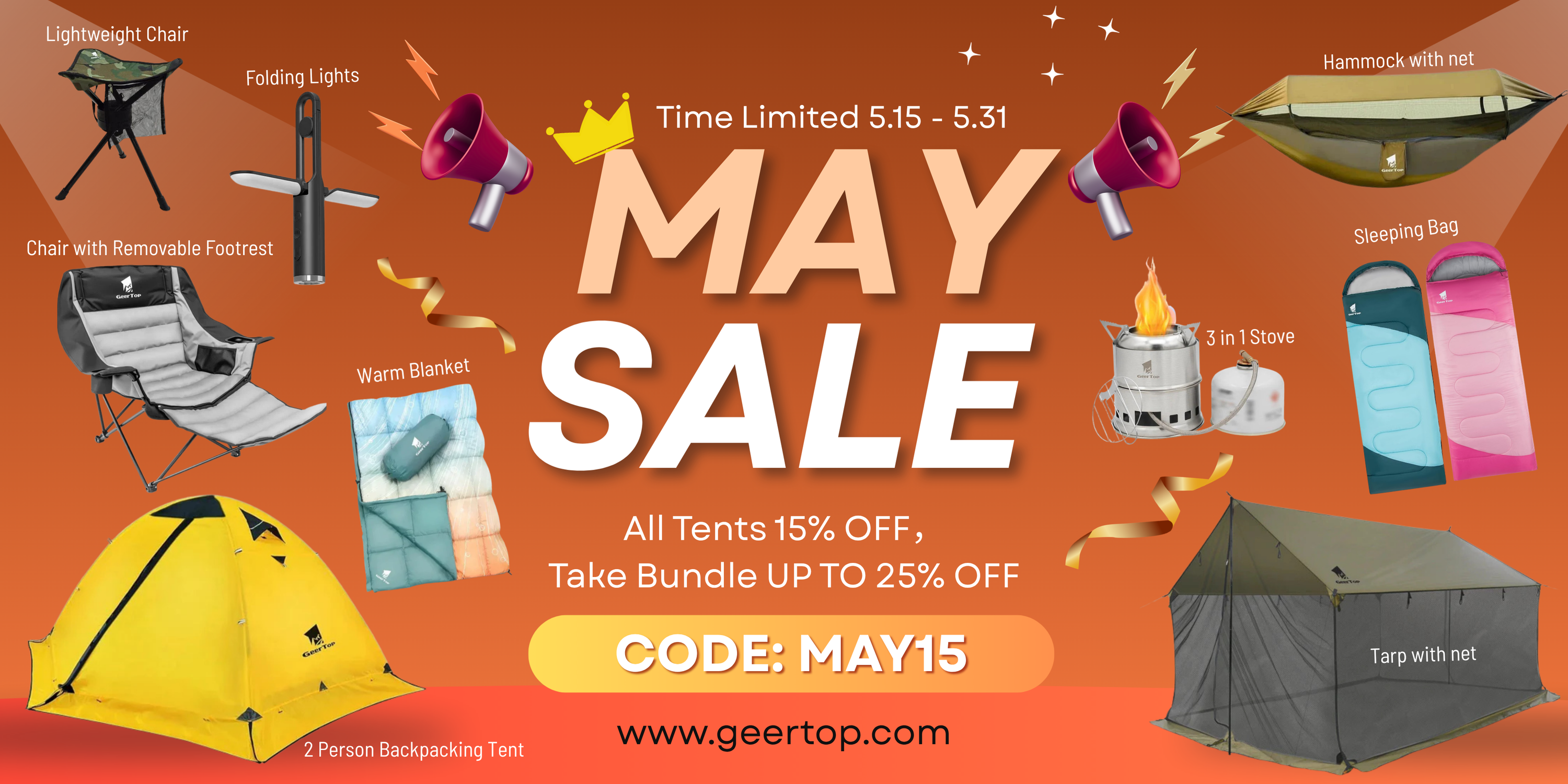 Geertop May Day Sale