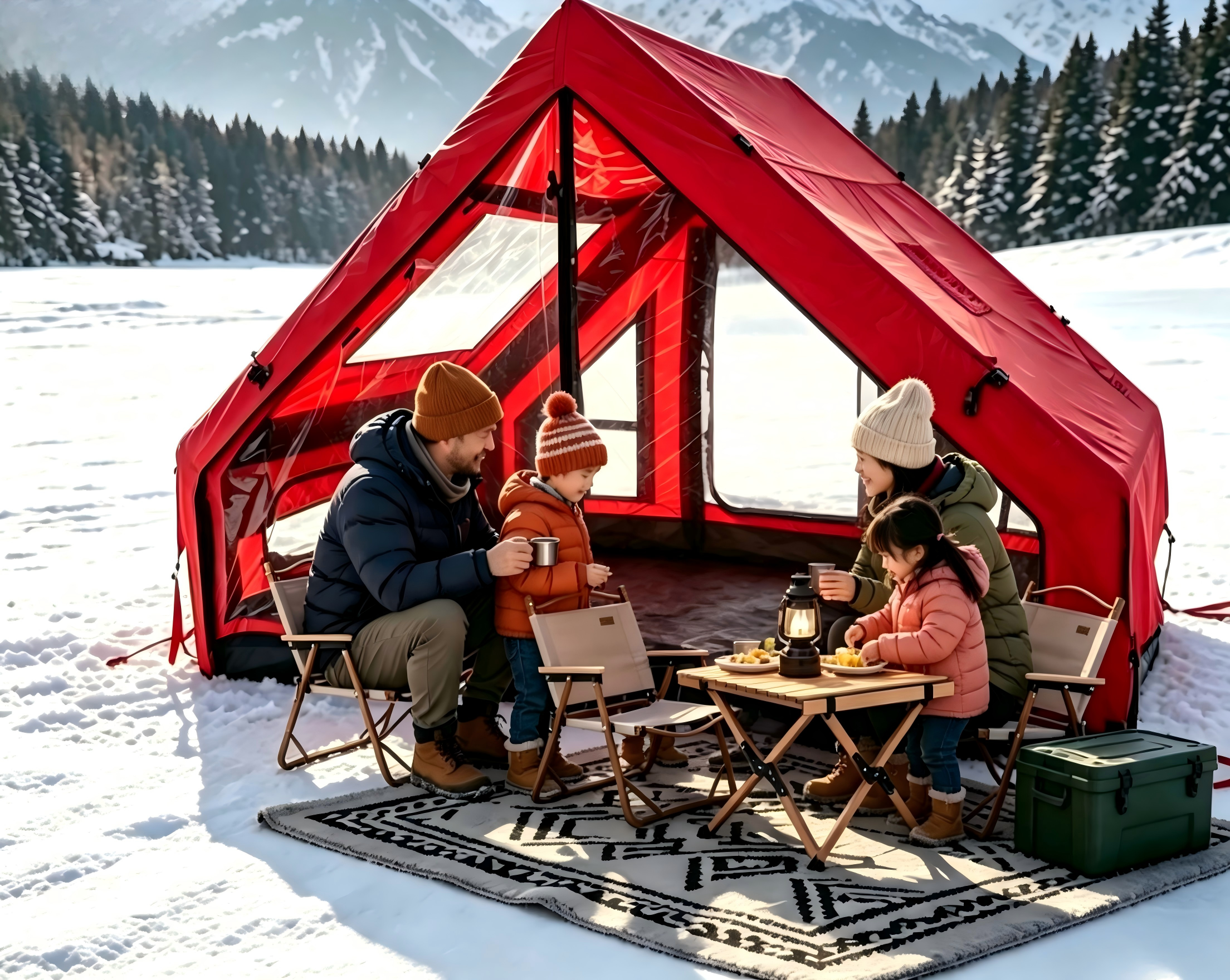 GEERTOP 4-6 Person Inflatable Tent House