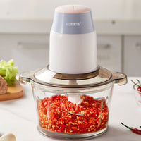 350W Glass 2L Capacity Electric Chopper Meat