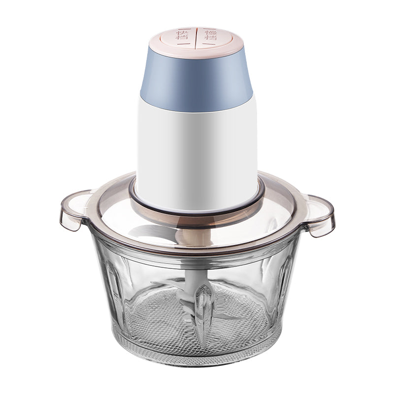 350W Glass 2L Capacity Electric Chopper Meat
