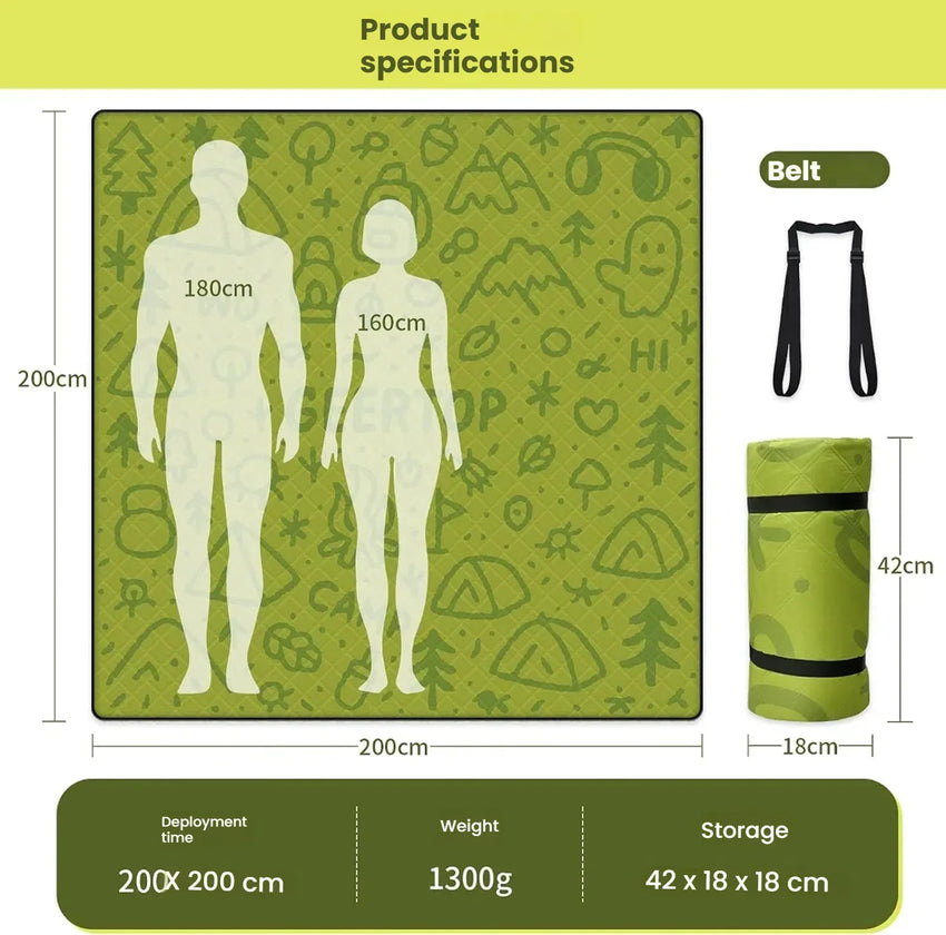 Geertop Graffiti Leisure Camping Mat