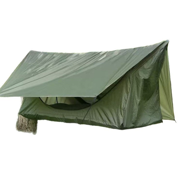 Camping Hammock with Mosquito Net and Rainfly Tarp Portable Outdoor Shelter