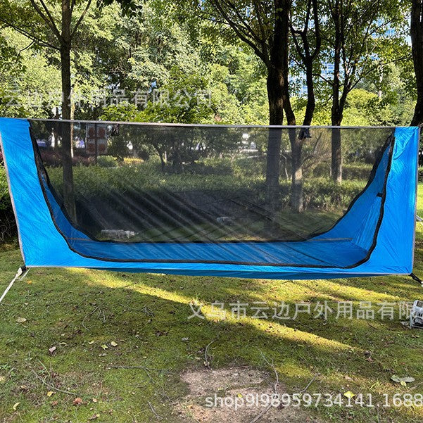 Camping Hammock with Mosquito Net and Rainfly Tarp Portable Outdoor Shelter