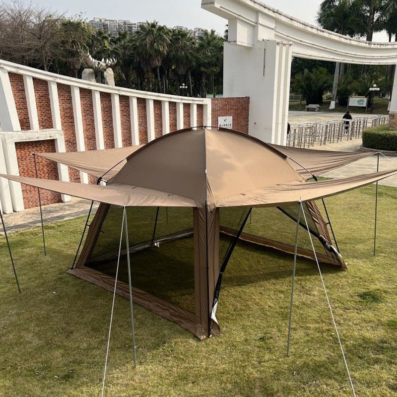Portable Outdoor Camping Canopy Tent with Mosquito Net Screen Shade