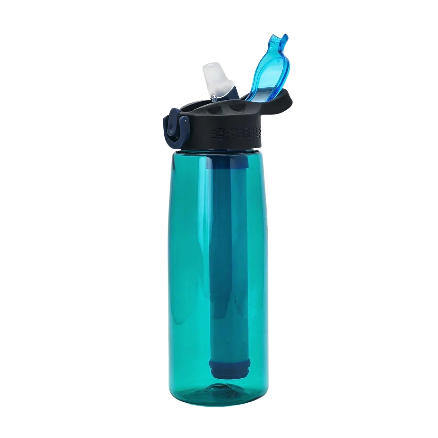 650ml Water Purification Camping Water Bottle