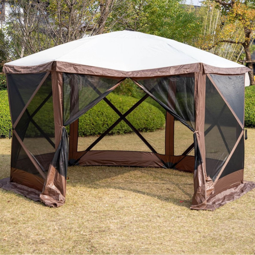 Hexagonal Camping Canopy Tent Sun Protection Shelter