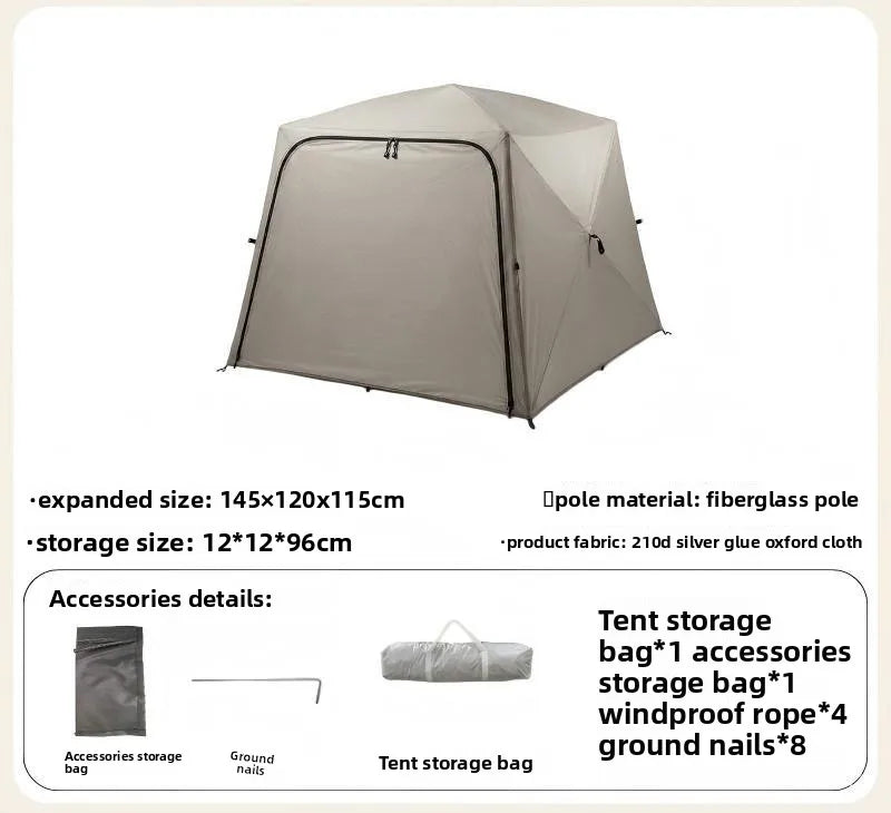Quick Opening Sunscreen Pop Up Beach Camping Tent