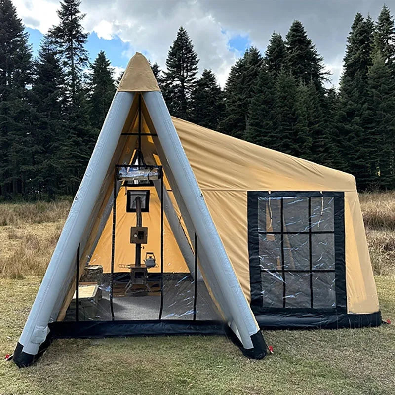 Waterproof Inflatable Camping Tent with Large Viewing Window