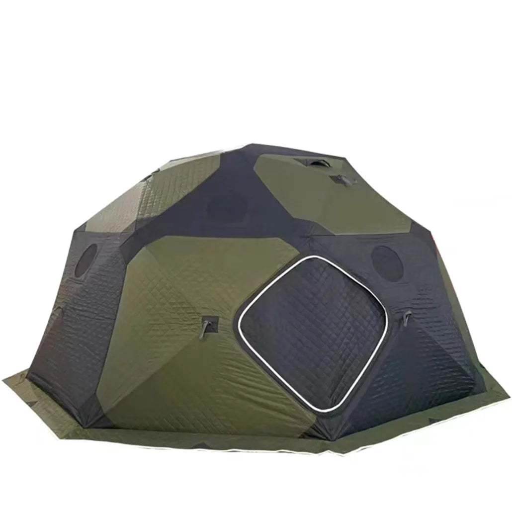 8-10 Person Insulated Ice Fishing Shelter Tent