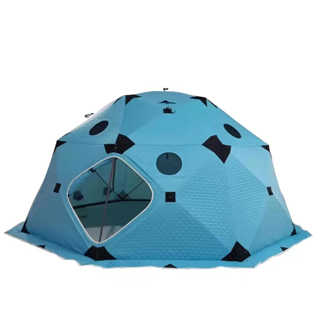 8-10 Person Insulated Ice Fishing Shelter Tent