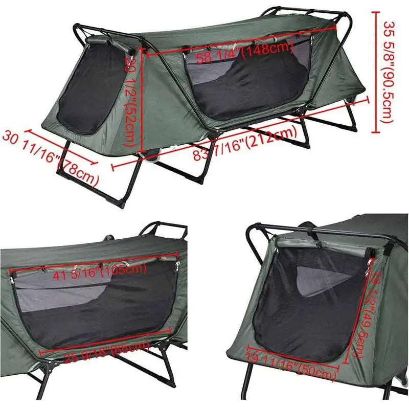 Double Waterproof Oxford Bed Tent Breathable Privacy Sleeping Cot Tent