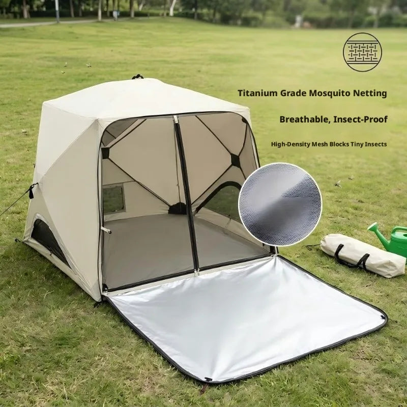 Quick Opening Sunscreen Pop Up Beach Camping Tent