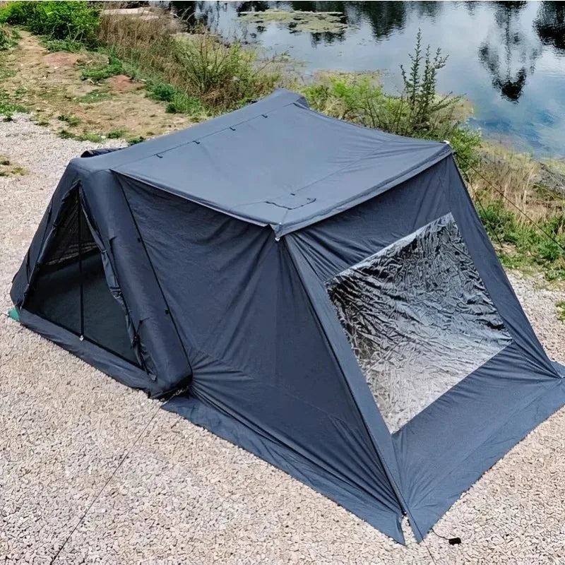 Luxury 2 Person Inflatable Camping Tent with Canopy Awning