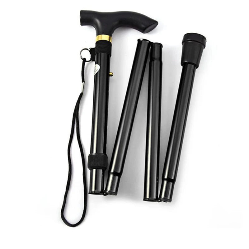 Telescopic Walking Stick Lightweight Adjustable Folding Cane