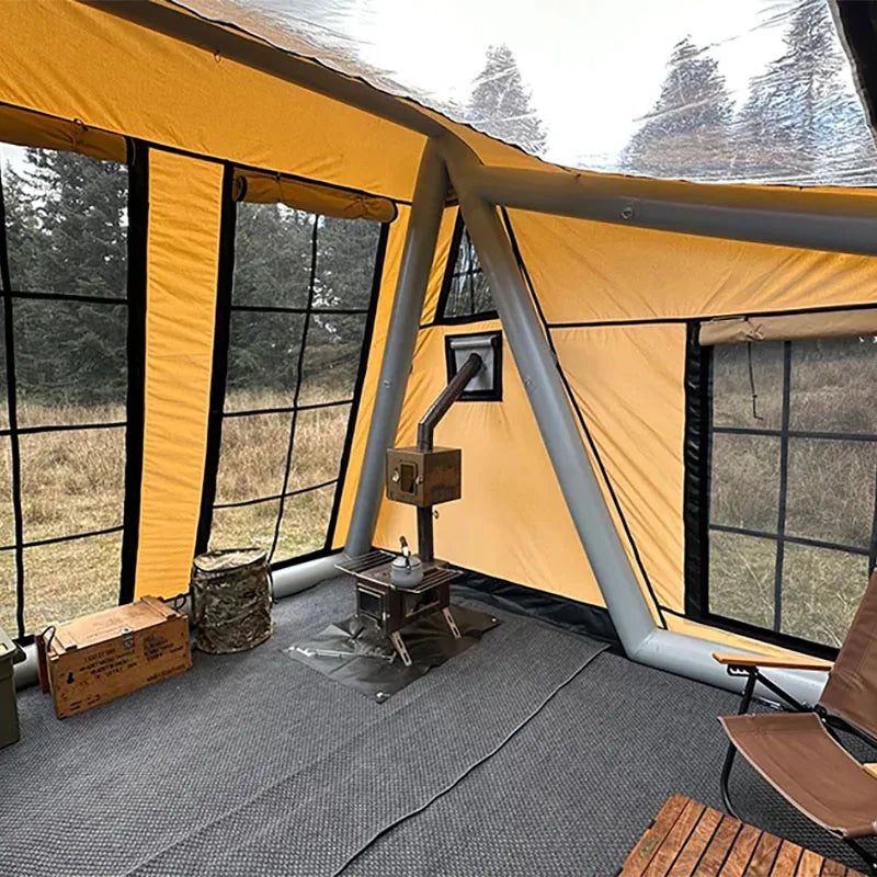 Waterproof Inflatable Camping Tent with Large Viewing Window