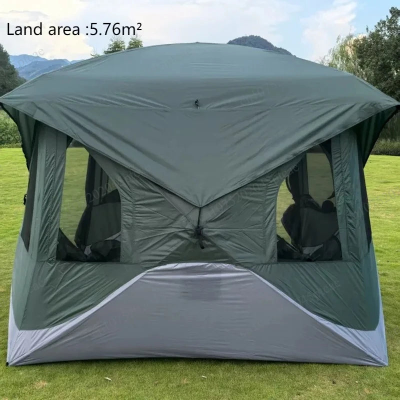 7.9x7.9 ft Pop Up Waterproof Family Camping Tent Shelter