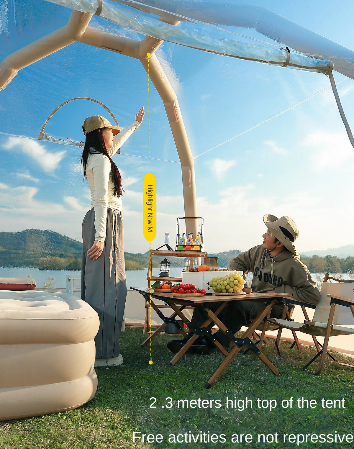 11x11 ft Inflatable Clear Bubble Tent