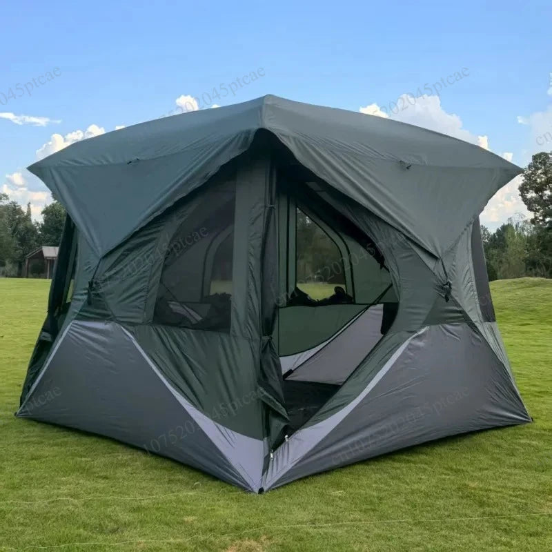 7.9x7.9 ft Pop Up Waterproof Family Camping Tent Shelter