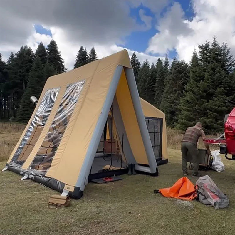 Waterproof Inflatable Camping Tent with Large Viewing Window
