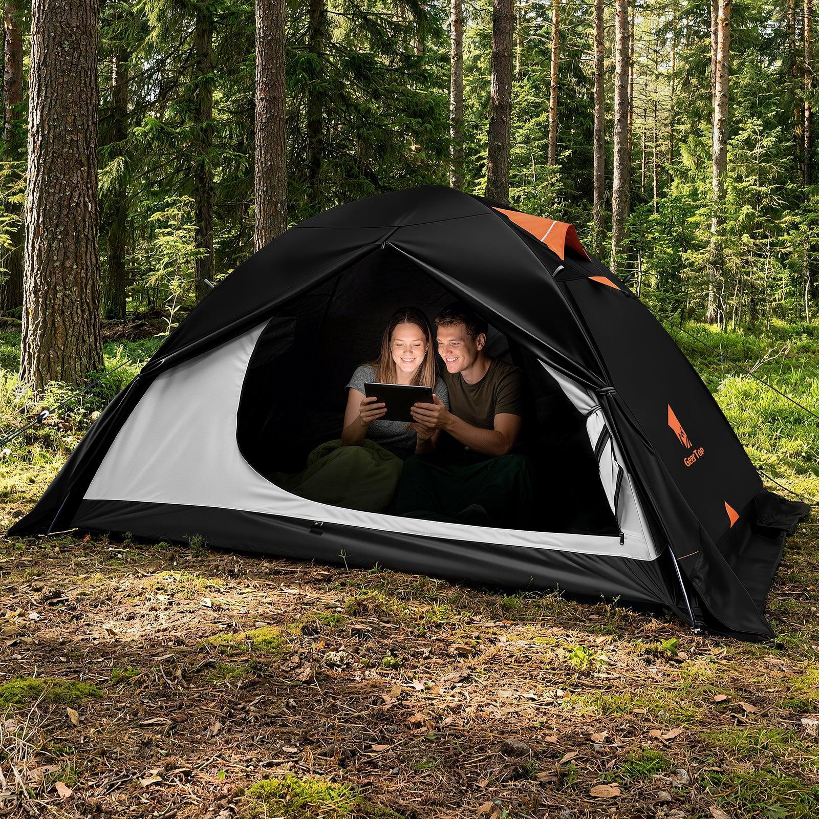 black forest tent camping GeerTop Toproad2 2 Person 4 Season Backpacking Tent For Outdoor Camping