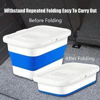 GeerTop 13L/3.43gal Collapsible Fishing Bucket - GeerTop Outdoor