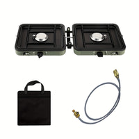 Foldaway Double Burner Effortless Gas Stove