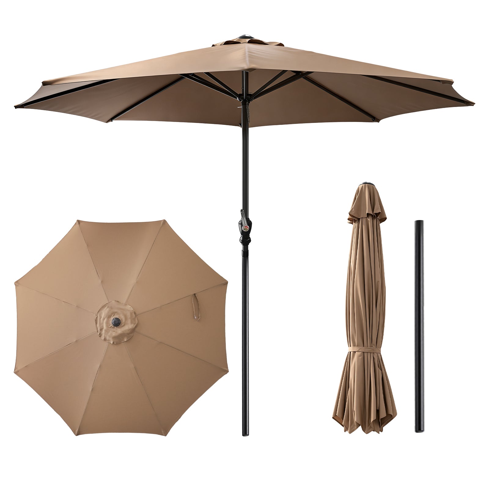GeerTop 9FT Patio Umbrella