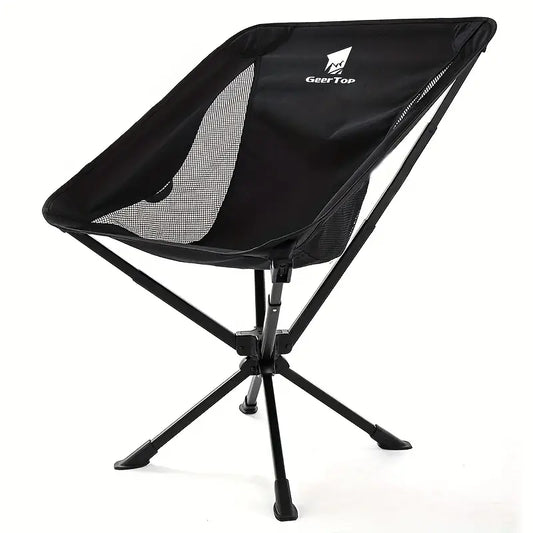 GeerTop Rotating Camp Chair - 300lb Capacity