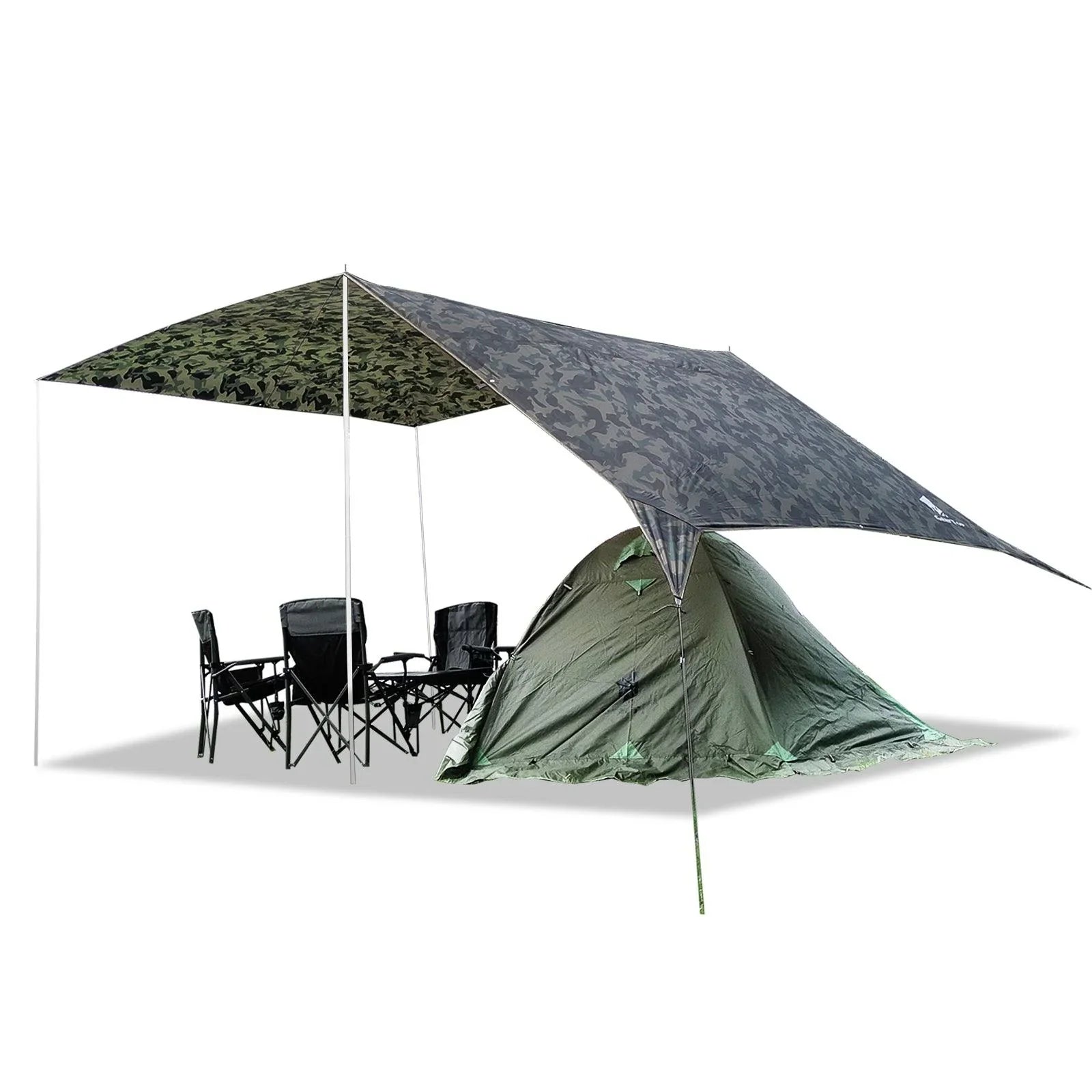 GEERTOP Swallowtail Forked Tail Tarp Waterproof UV Resistant Durable - GeerTop Outdoor