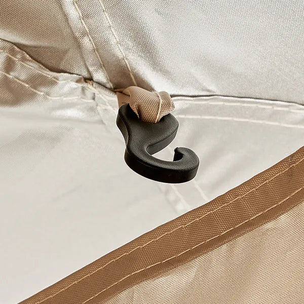 VEVOR 2-Room Foldable Camping Shower Tent Portable Privacy Changing Room